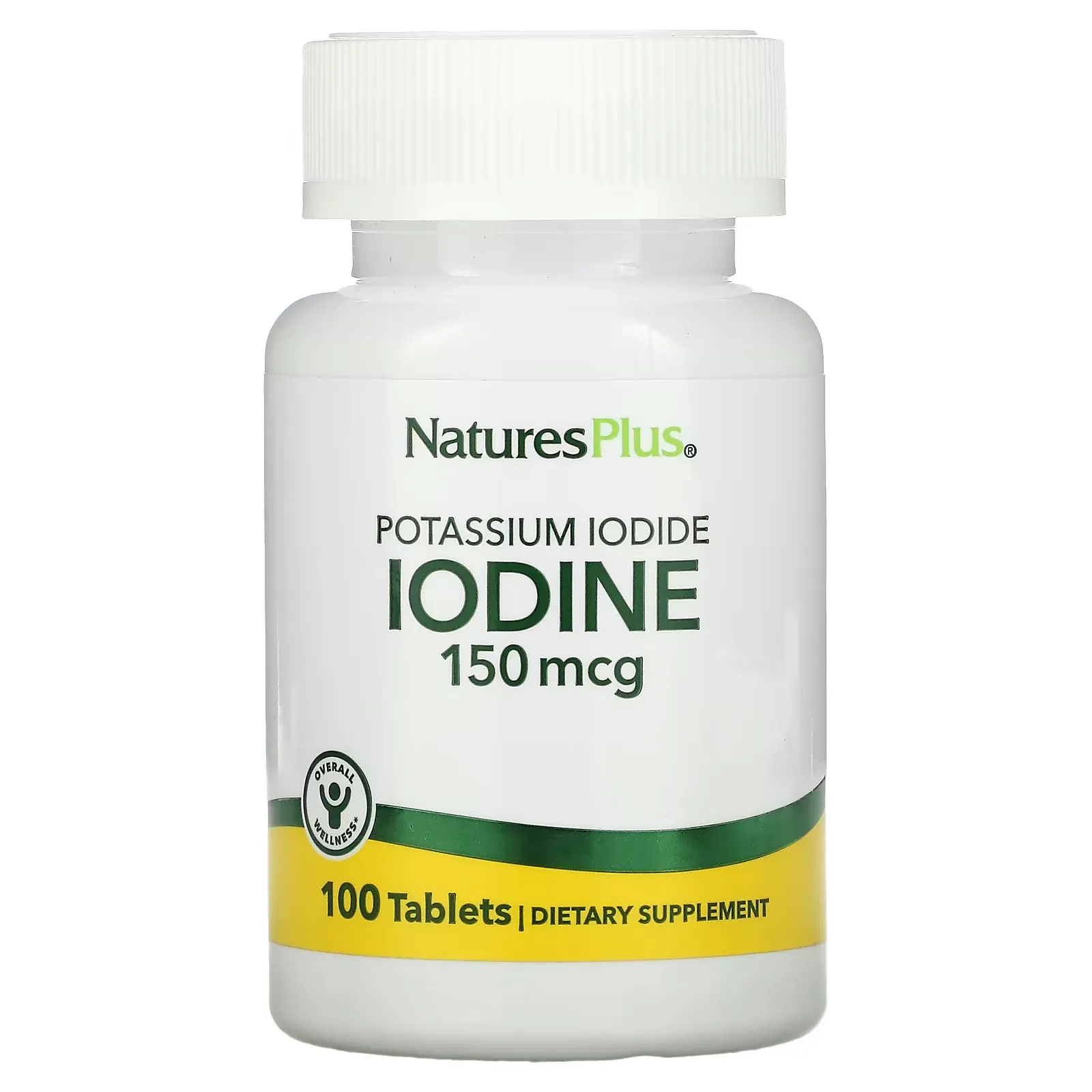 Iodine, Potassium Iodide, 150 mcg, 100 Tablets