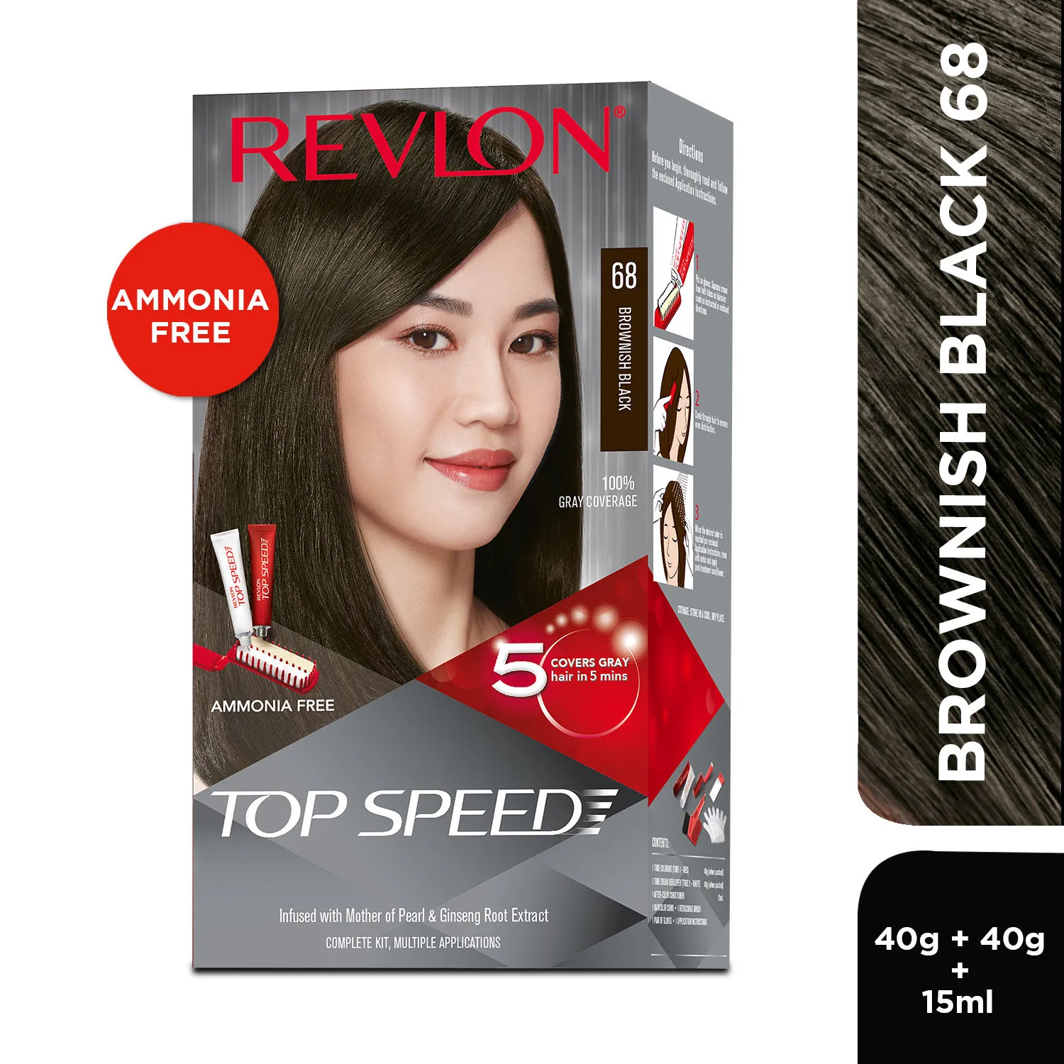 Revlon Top Speed Hair Color - Woman