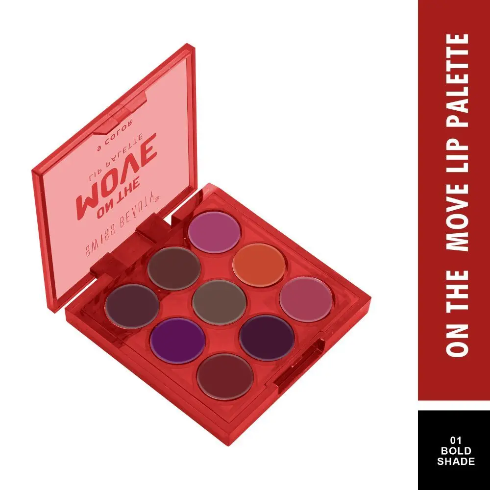 Swiss Beauty On the Move Lip Palette 5g 01