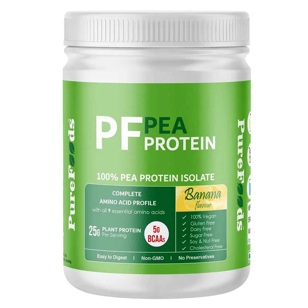 PureFoods PF Pea Protein,  0.79 lb  Banana