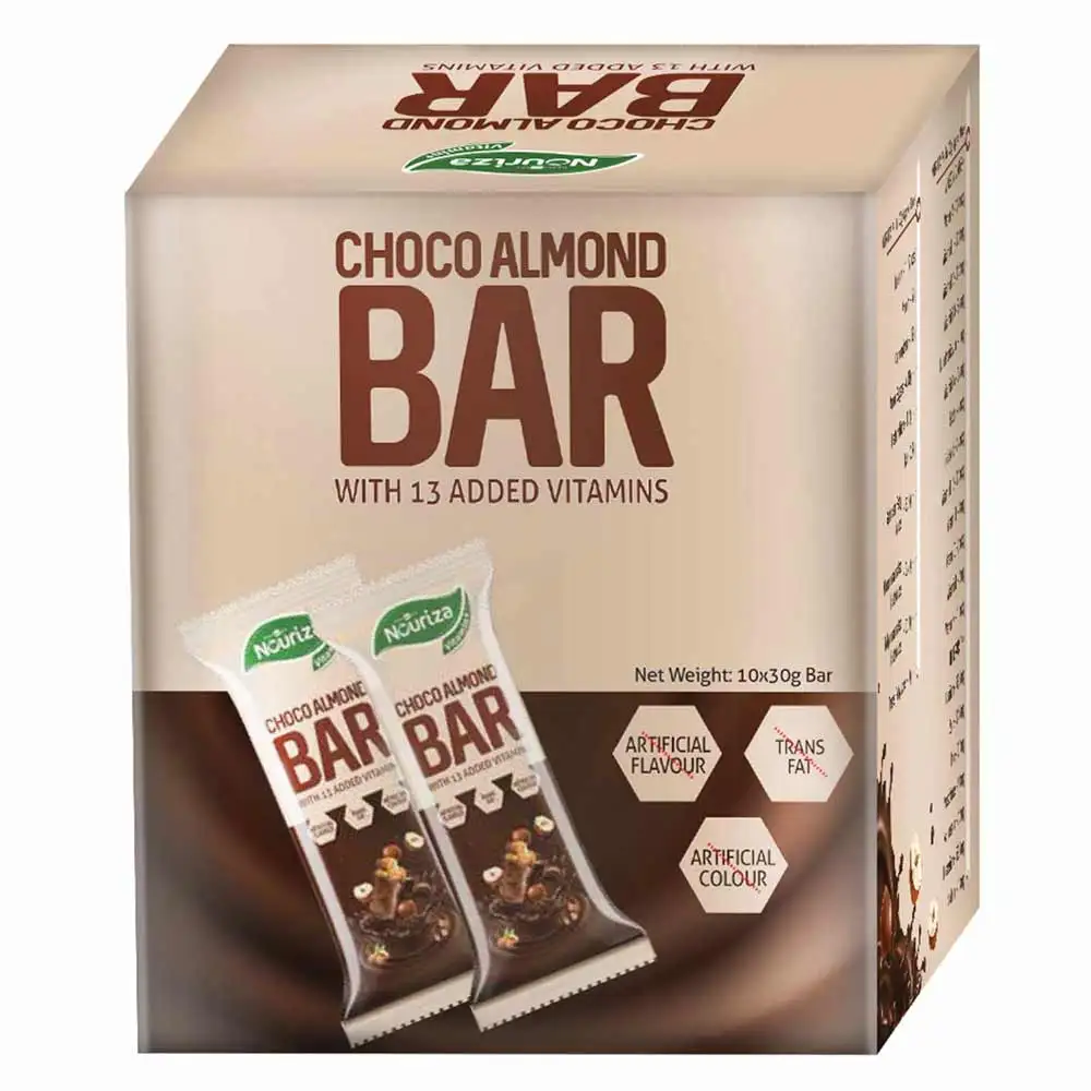 Nouriza Bar OP,  10 bar(s)  Choco Almonds