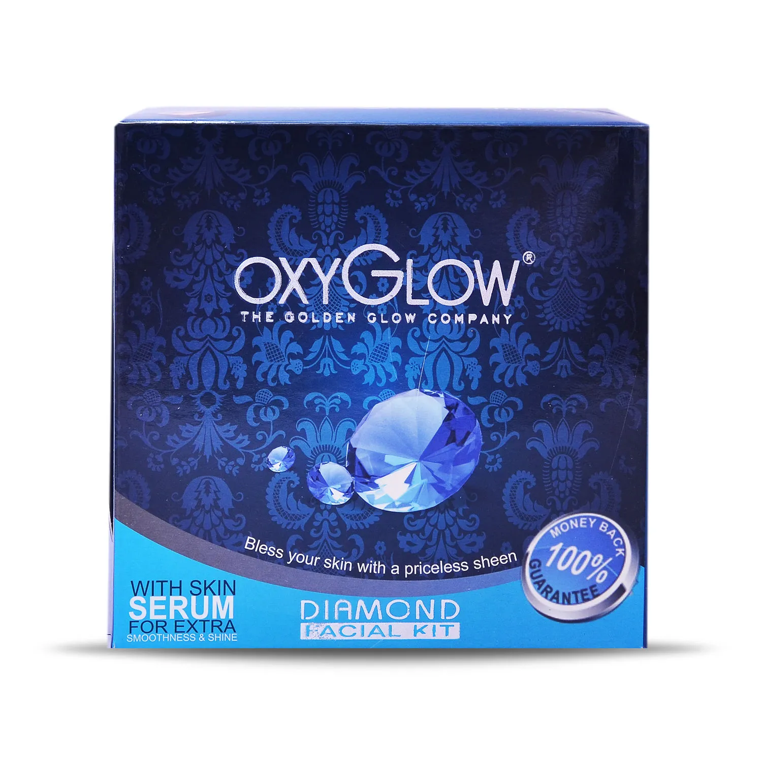 Oxyglow Herbals Diamond Facial Kit With Skin Serum Extra