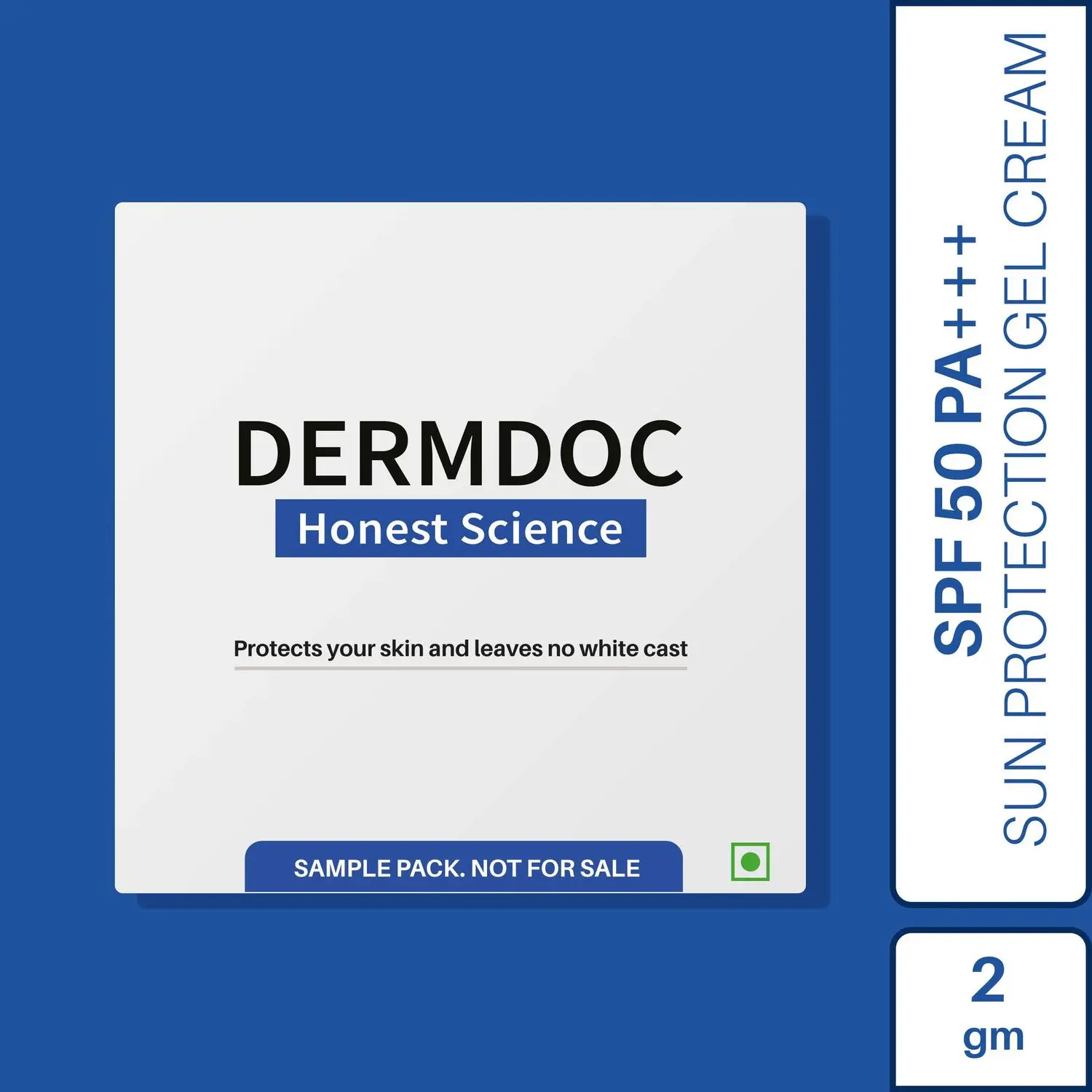 DermDoc Sun Protection Gel Cream with SPF 50 PA+++ (2 gm)