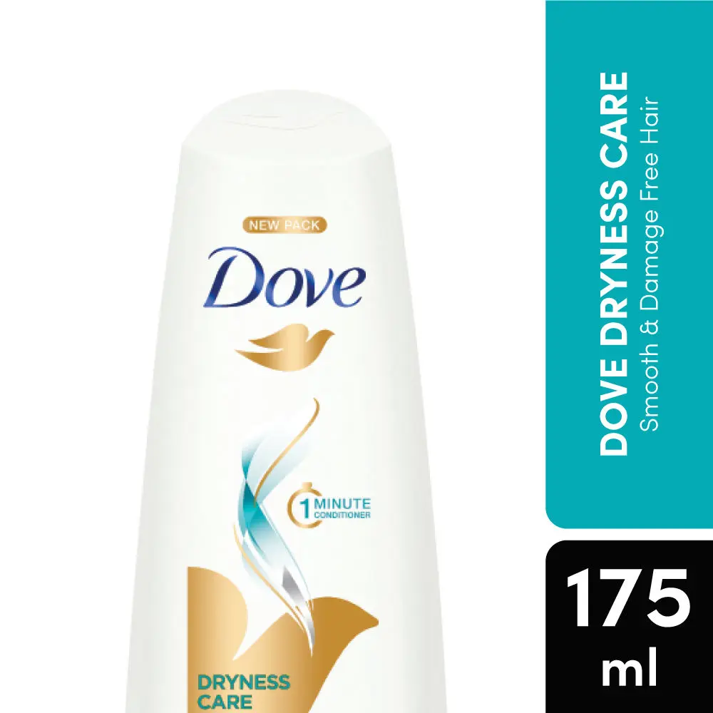 Dove Dryness Care Hair Conditioner, For Dry & Frizzy Hair, Restores Smoothness, 175 ml