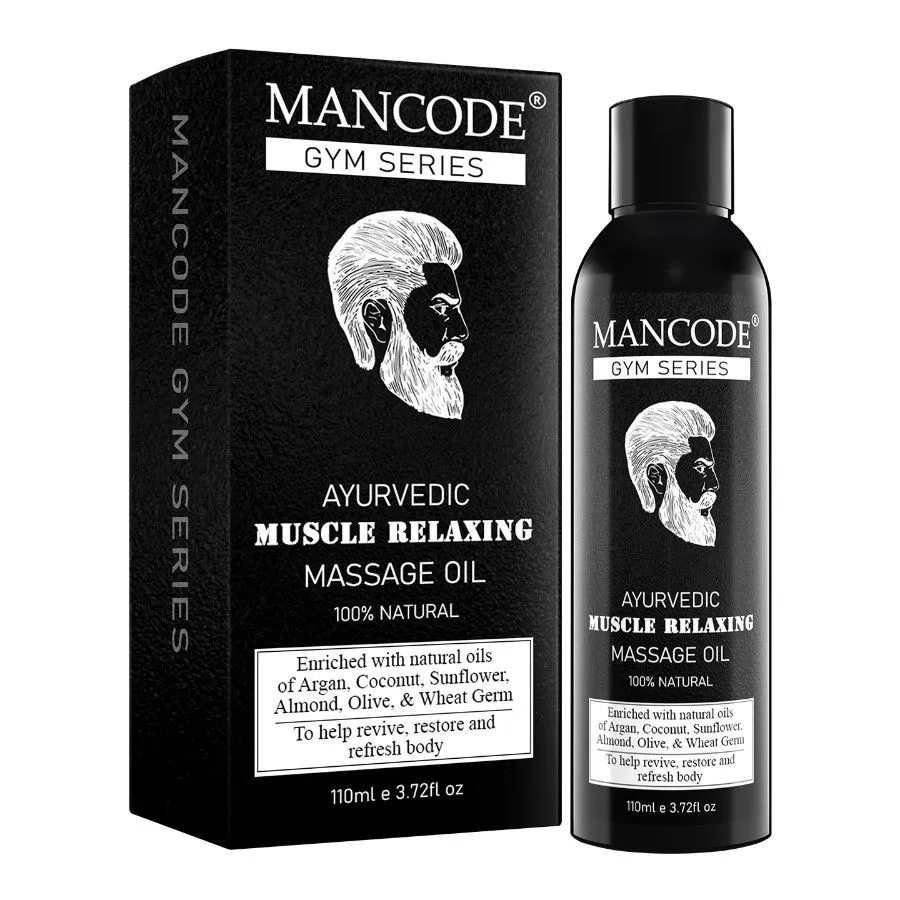 ManCode Gym Series- Ayurvedic Muscle Relaxing Massage Oil