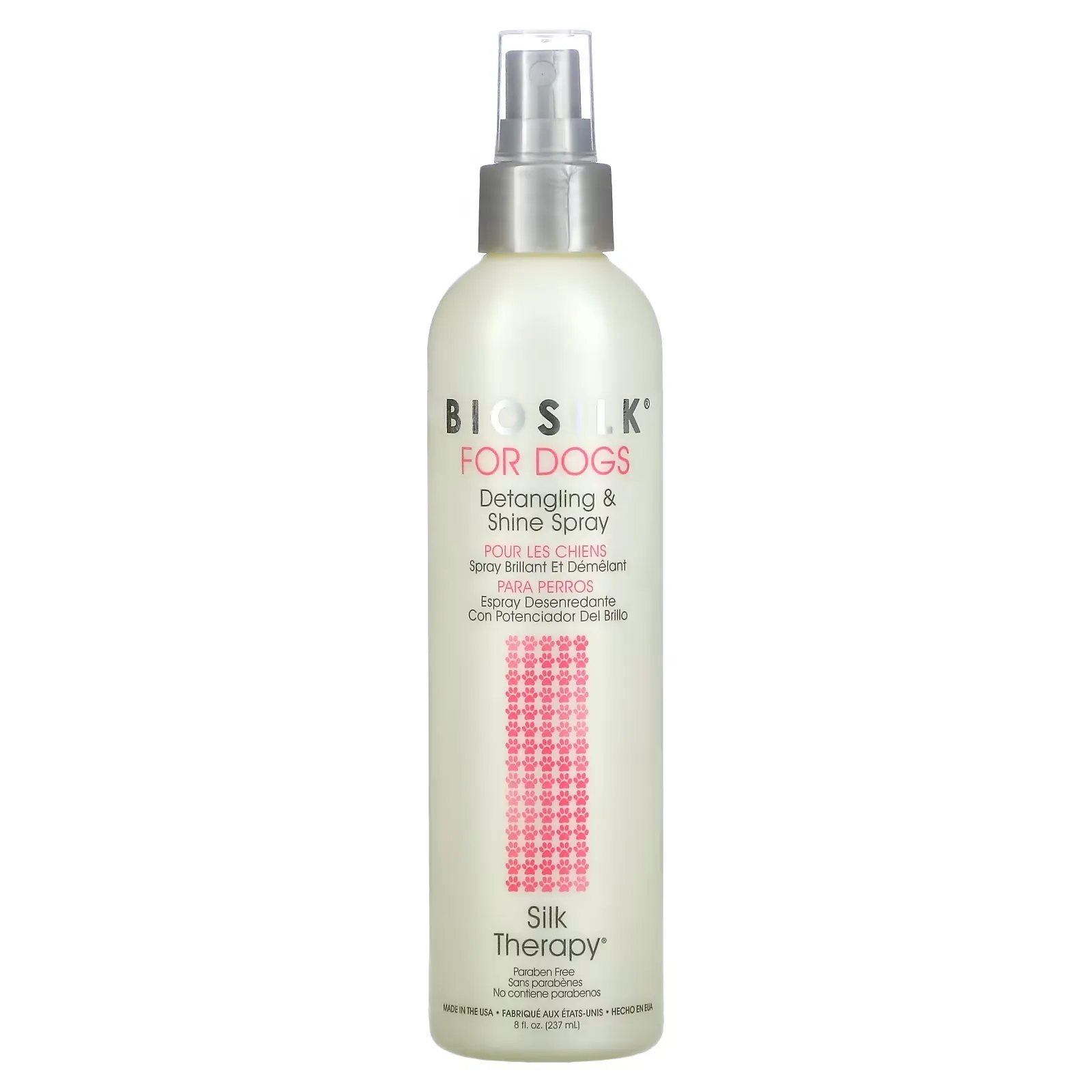 Silk Therapy, Detangling & Shine Spray for Dogs, 8 fl oz (237 ml)