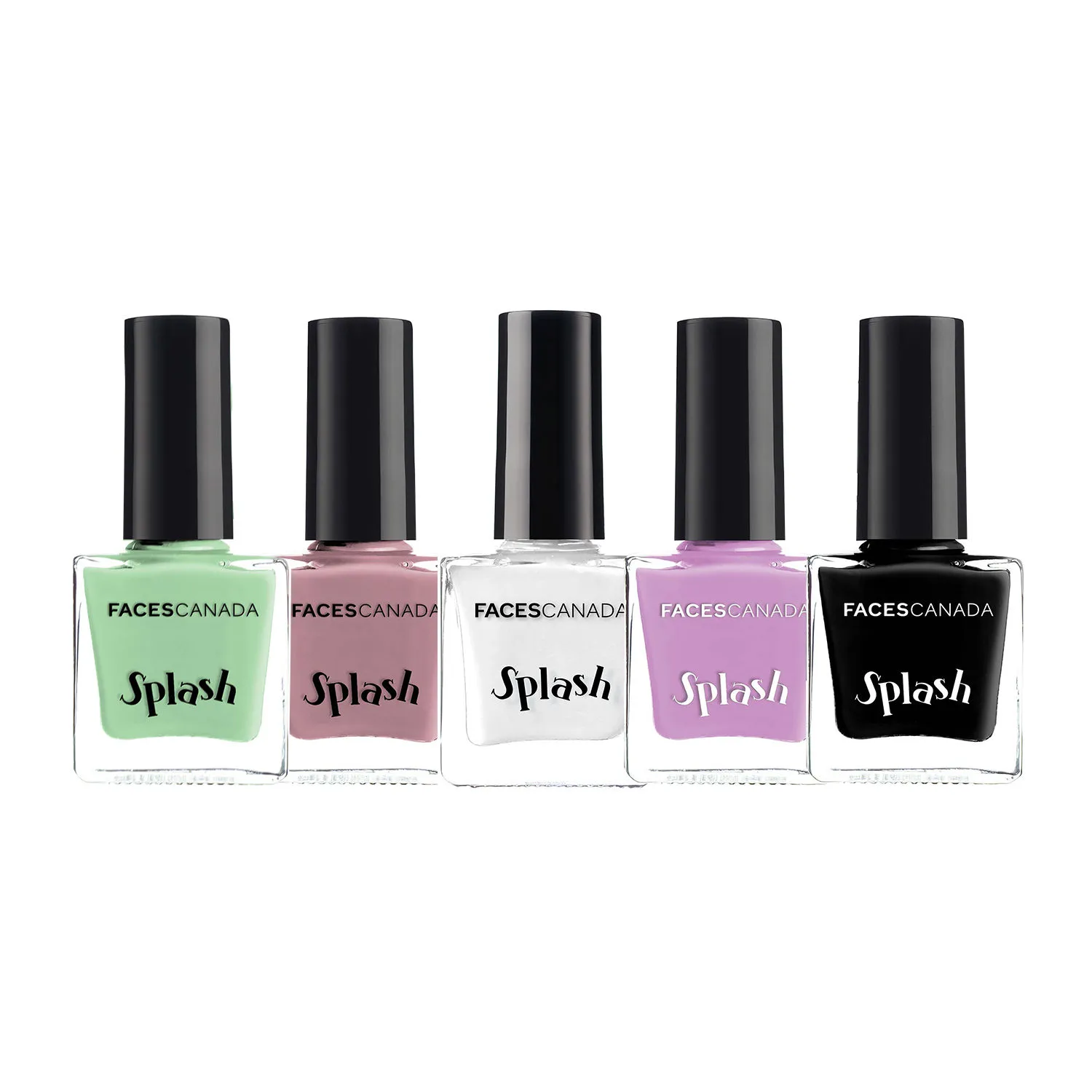 Faces Canada Splash Nail Enamel - Pack of 5