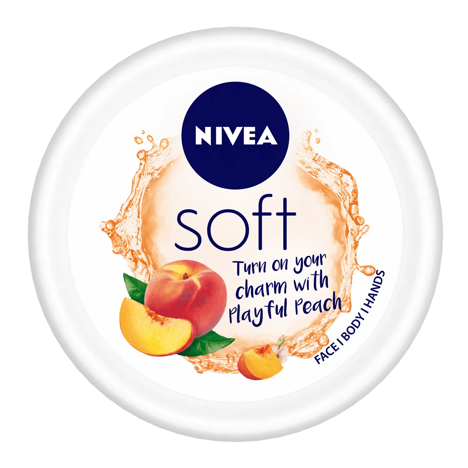 NIVEA SOFT Light cream with Vitamin E, Jojoba oil & Peach fragrance for Non-sticky- Fresh, Soft & Hydrated skin