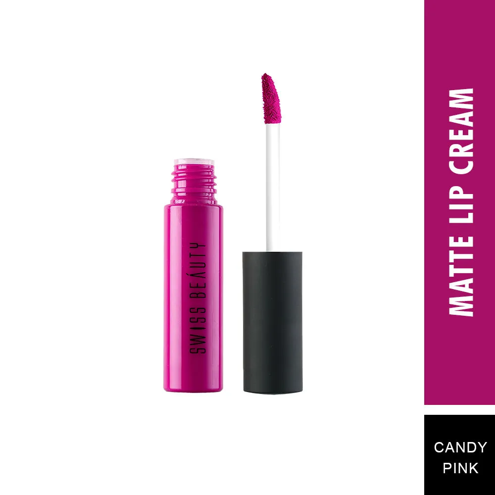 Swiss Beauty Soft Matte Lip Cream - 26 Candy Pink