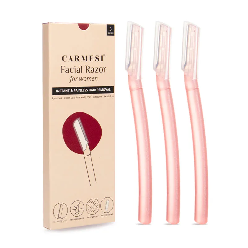 Carmesi Facial Razor for Women - Pack of 3