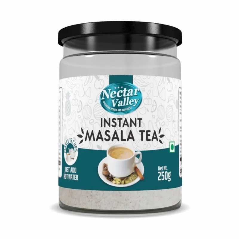 Nectar Valley Instant Masala Tea/Chai, Serves 15 Cups, Indian Masala Chai