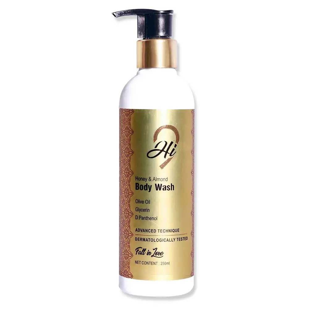 Hi9 Honey & Almond Body Wash,  250 ml  for All Types of Skin