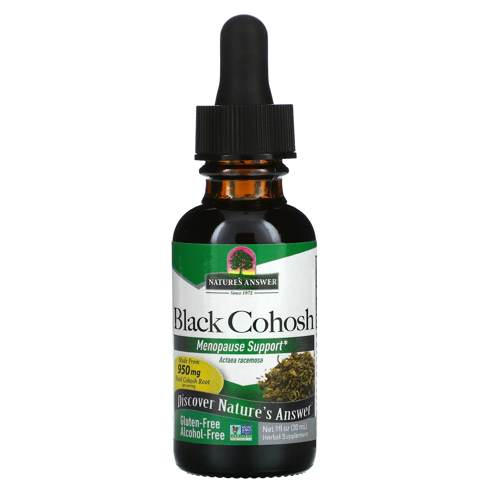 Black Cohosh, Alcohol-Free, 950 mg, 1 fl oz (30 ml)