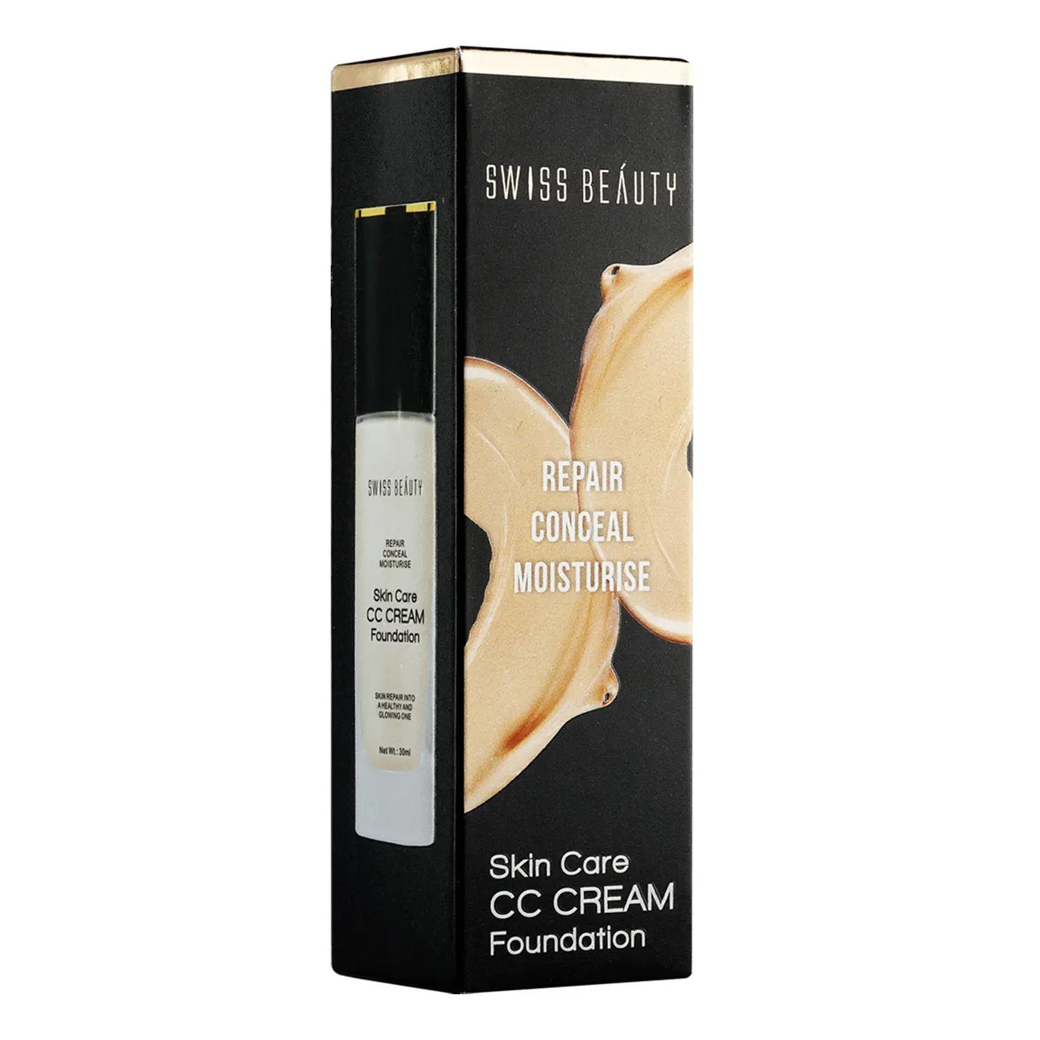 Swiss Beauty Skin Care CC Cream Foundation - White-Ivory (34 g)