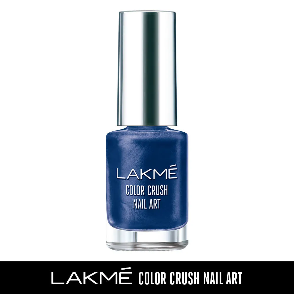 Lakme Color Crush Nail Art - M6 Navy Blue