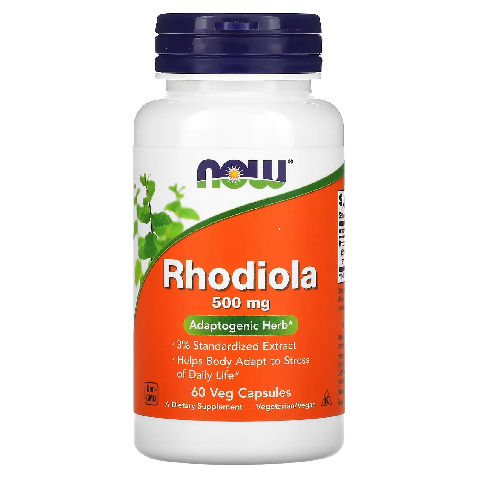 Rhodiola, 500 mg, 60 Veg Capsules