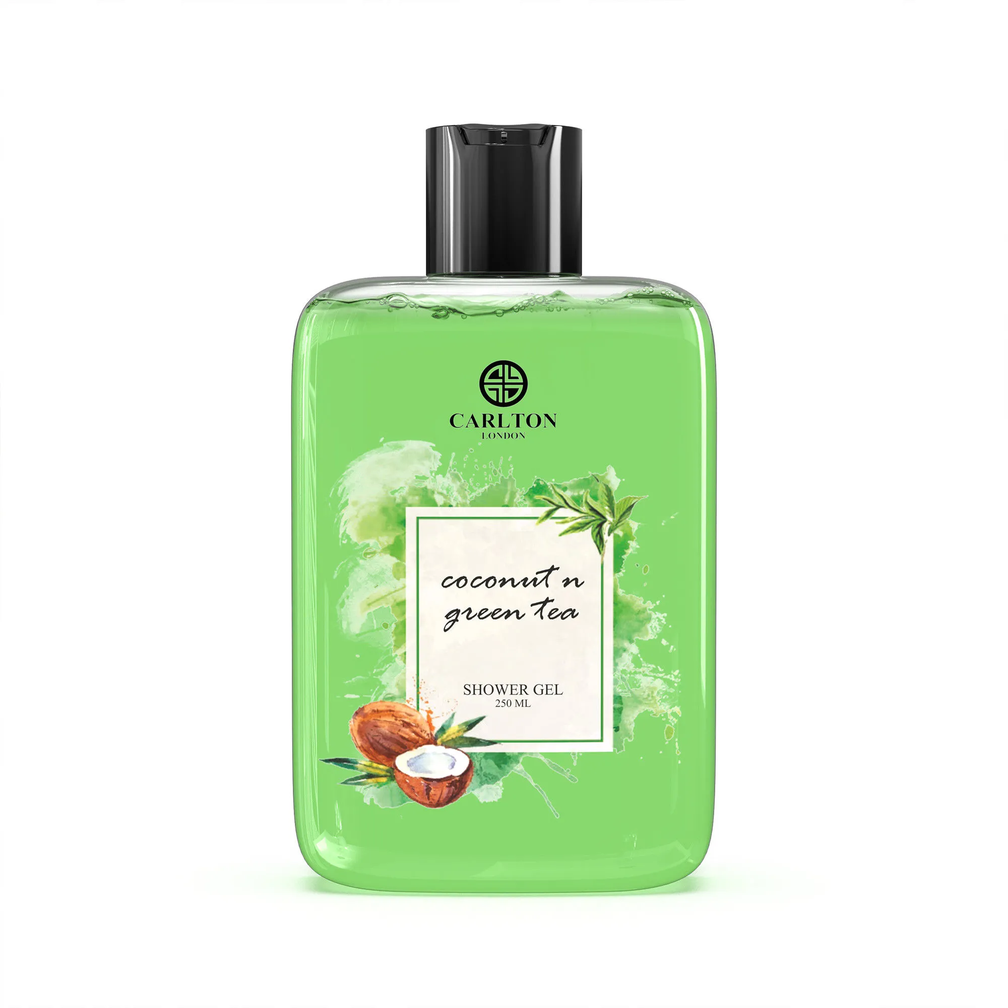 Carlton London Perfume Coconut & Green Tea Shower Gel