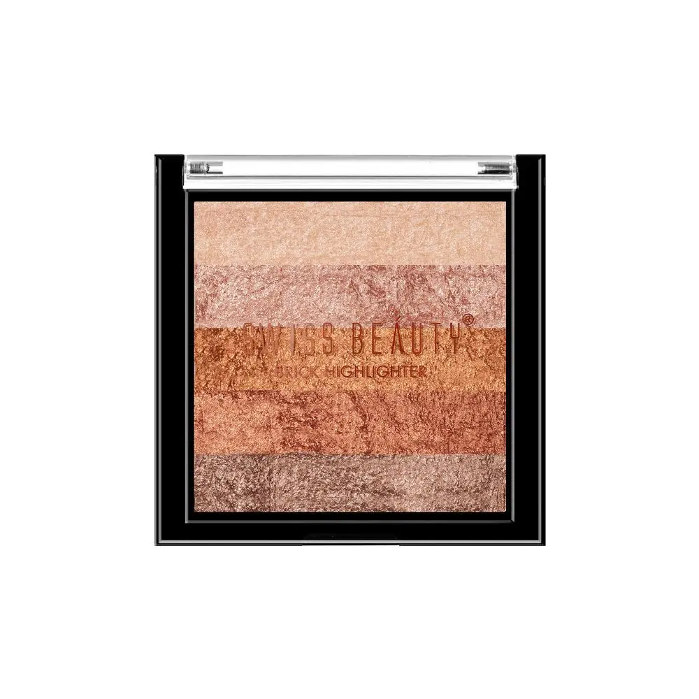 Swiss Beauty Blusher Brick Highlighter - SB-805_01-Multicolor (7 g)