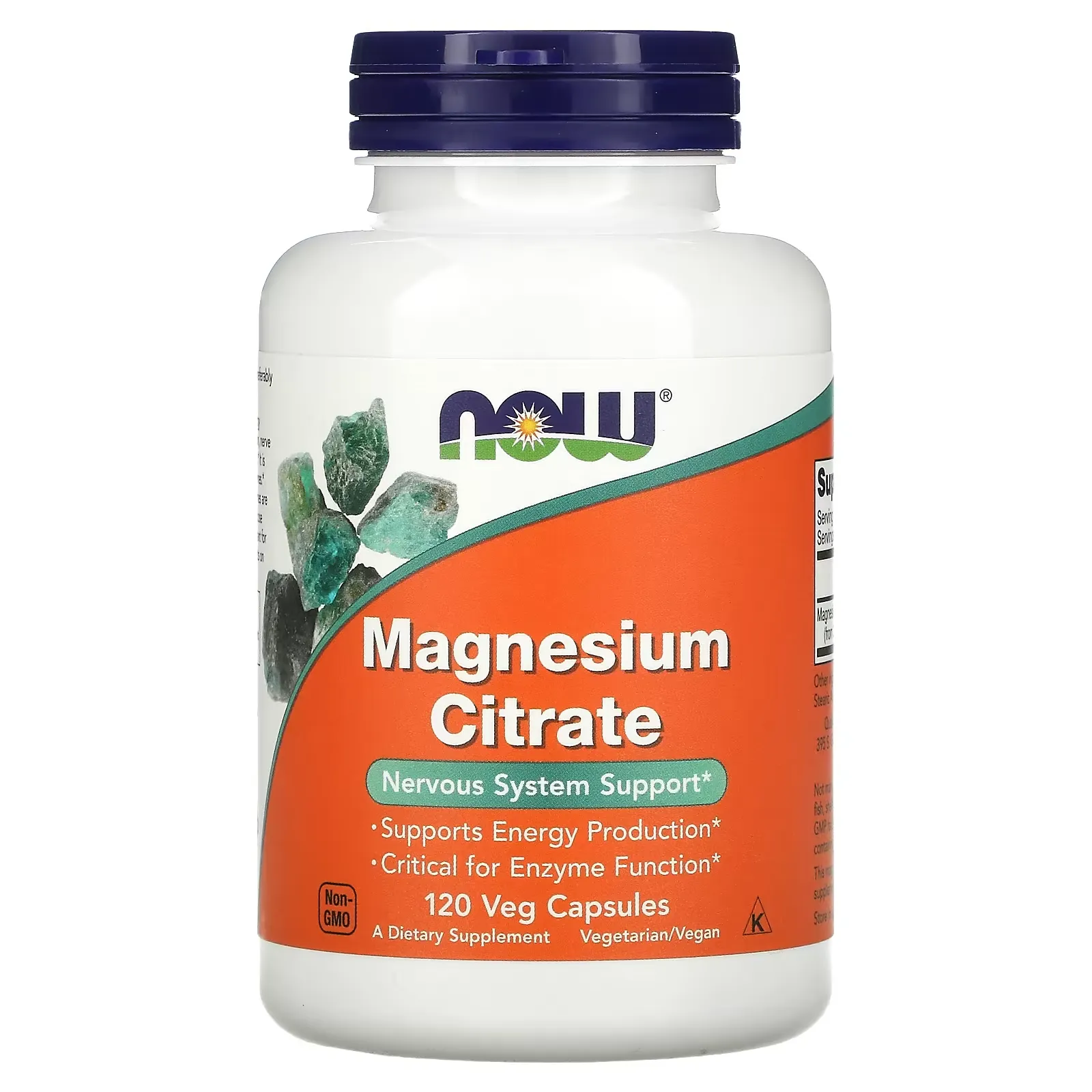 Magnesium Citrate, 120 Veg Capsules