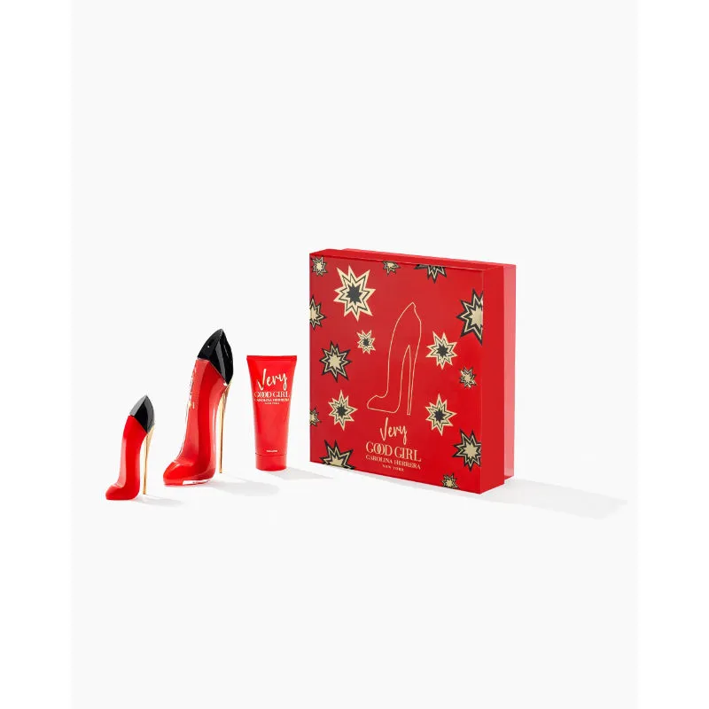 Carolina Herrera Very Good Girl Eau De Parfum With Body Lotion And Miniature Gift Set