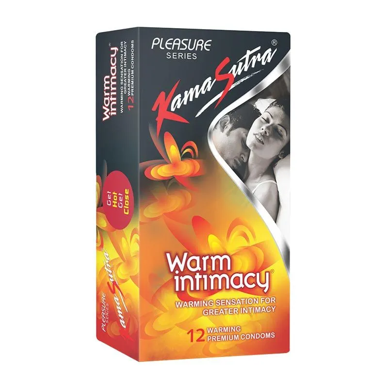 Kamasutra Warm Intimacy Condoms - 12pcs