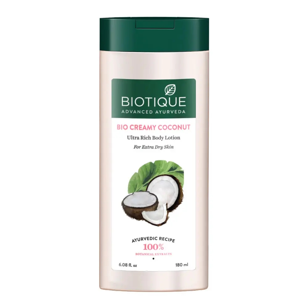 Biotique Bio Creamy Coconut Ultra Rich Body Lotion (180 ml)