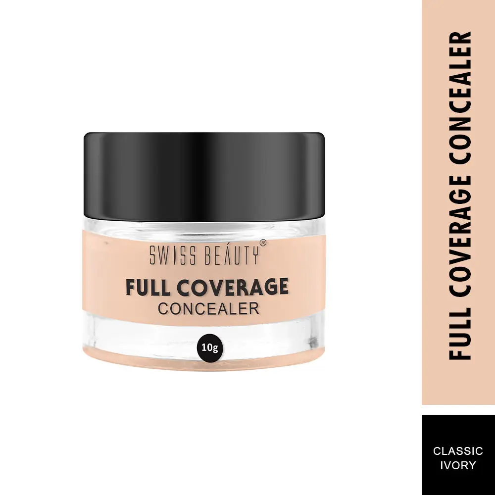 Swiss Beauty Full Coverage Concealer Classic-Ivory (10 g)