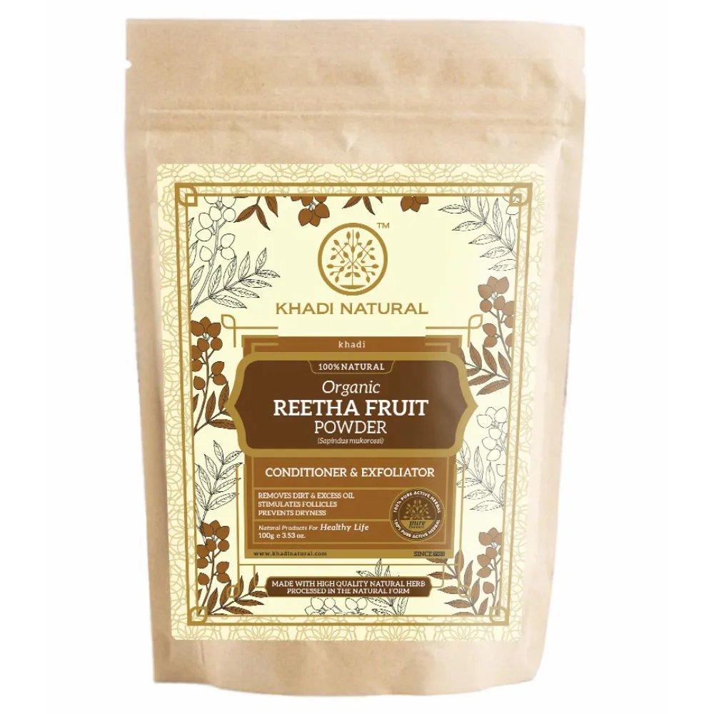 Khadi Natural Reetha Fruit Organic Powder