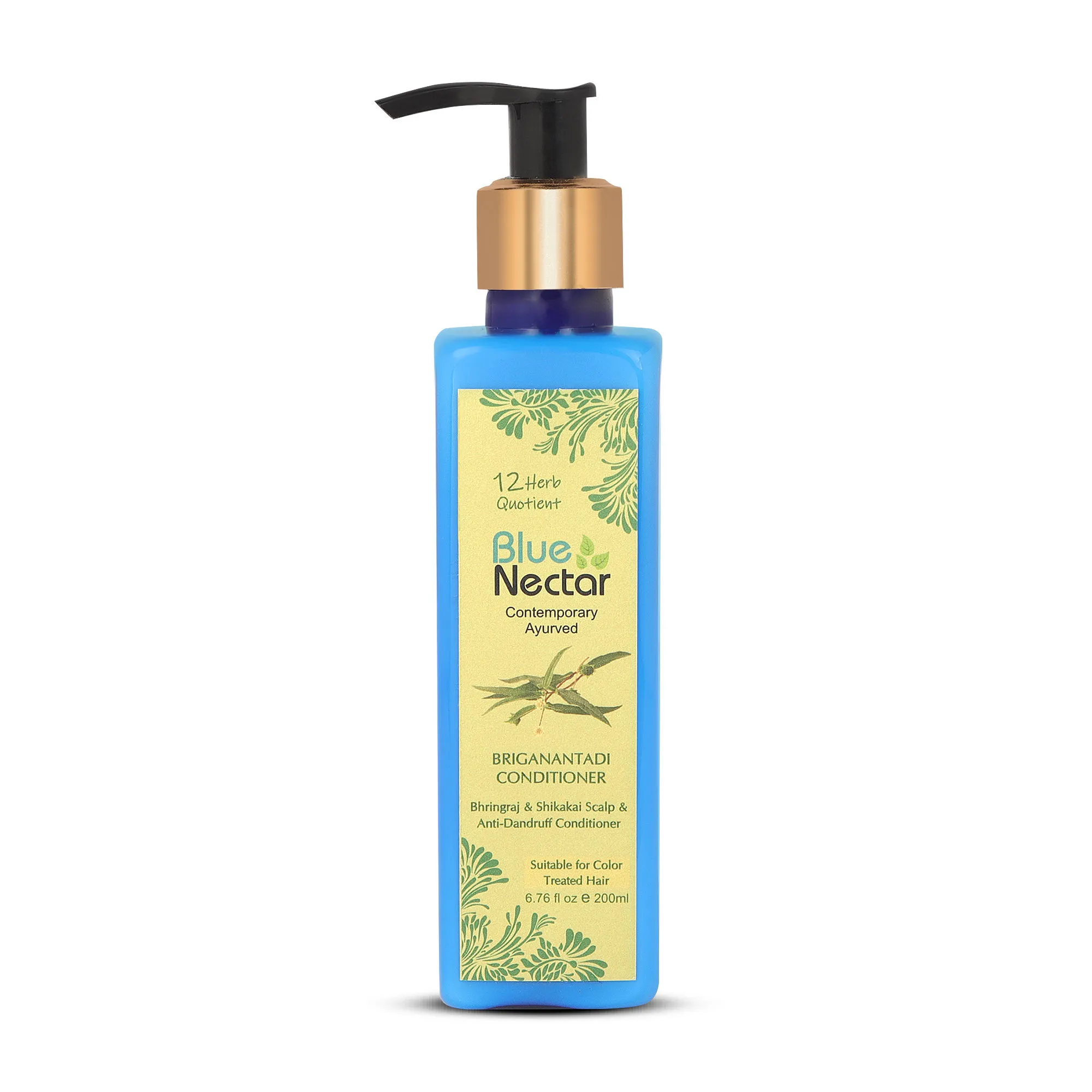 Blue Nectar Scalp & Anti Dandruff Hair Conditioner with Bhringraj, Shikakai,Suitable for Colored Hair