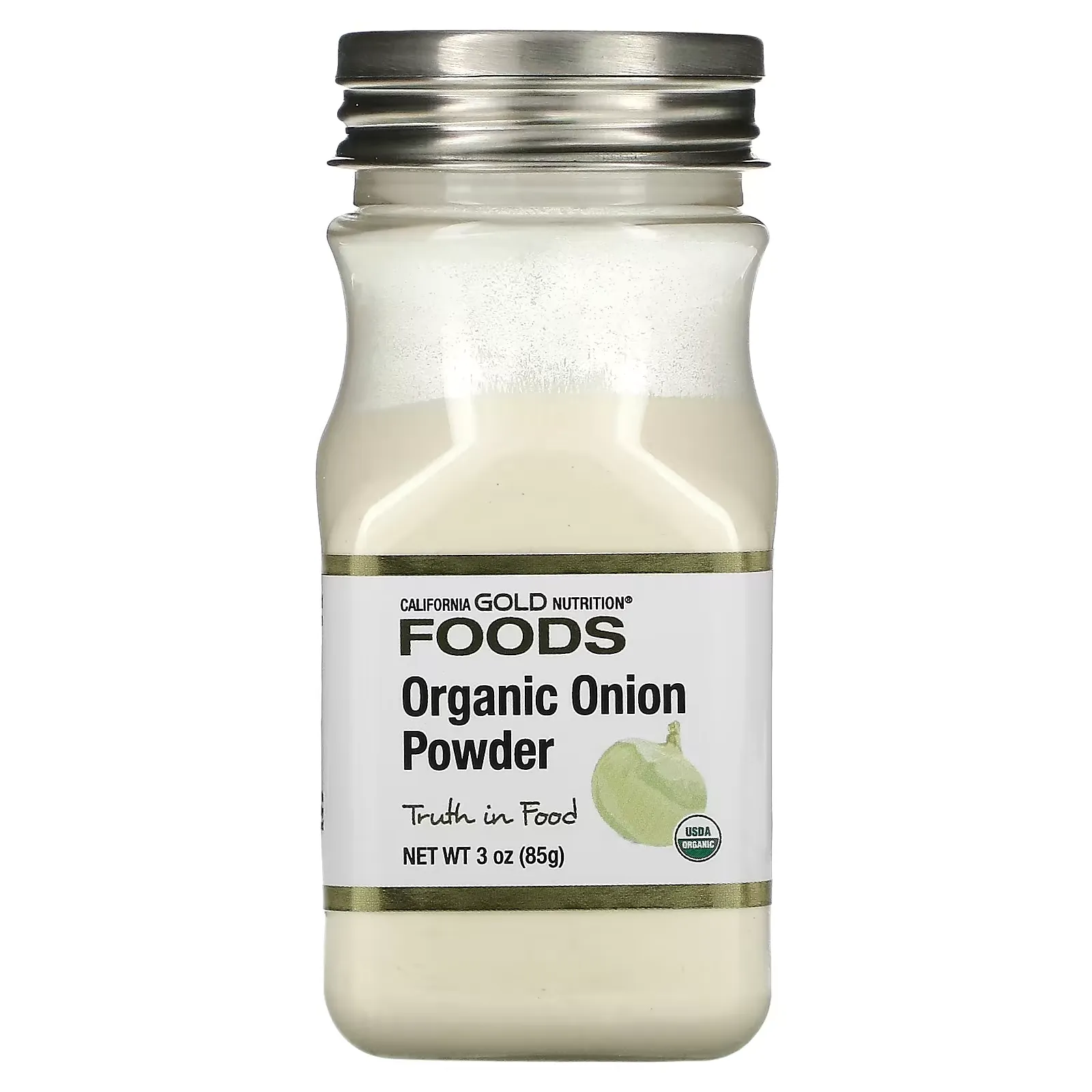 Organic Onion Powder, 3 oz (85 g)