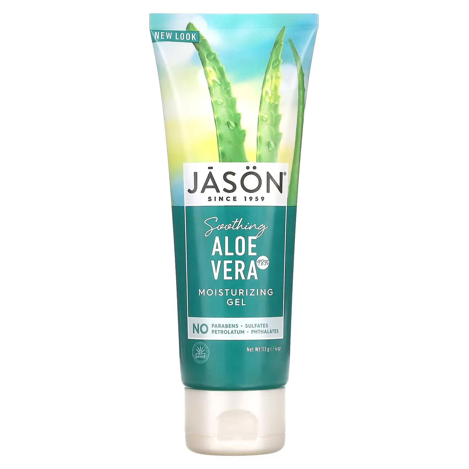 Soothing 98% Aloe Vera Moisturizing Gel, 4 oz (113 g)