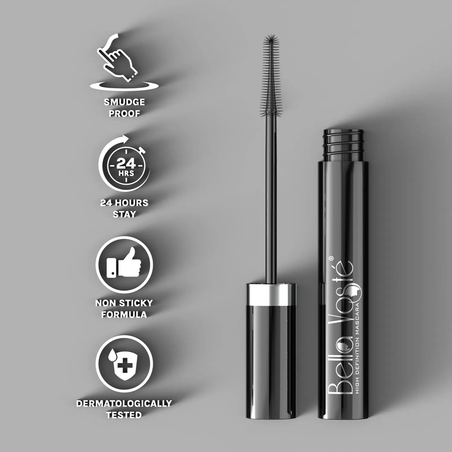 Bella Voste Hi Definition Mascara Raven Black (9 ml)