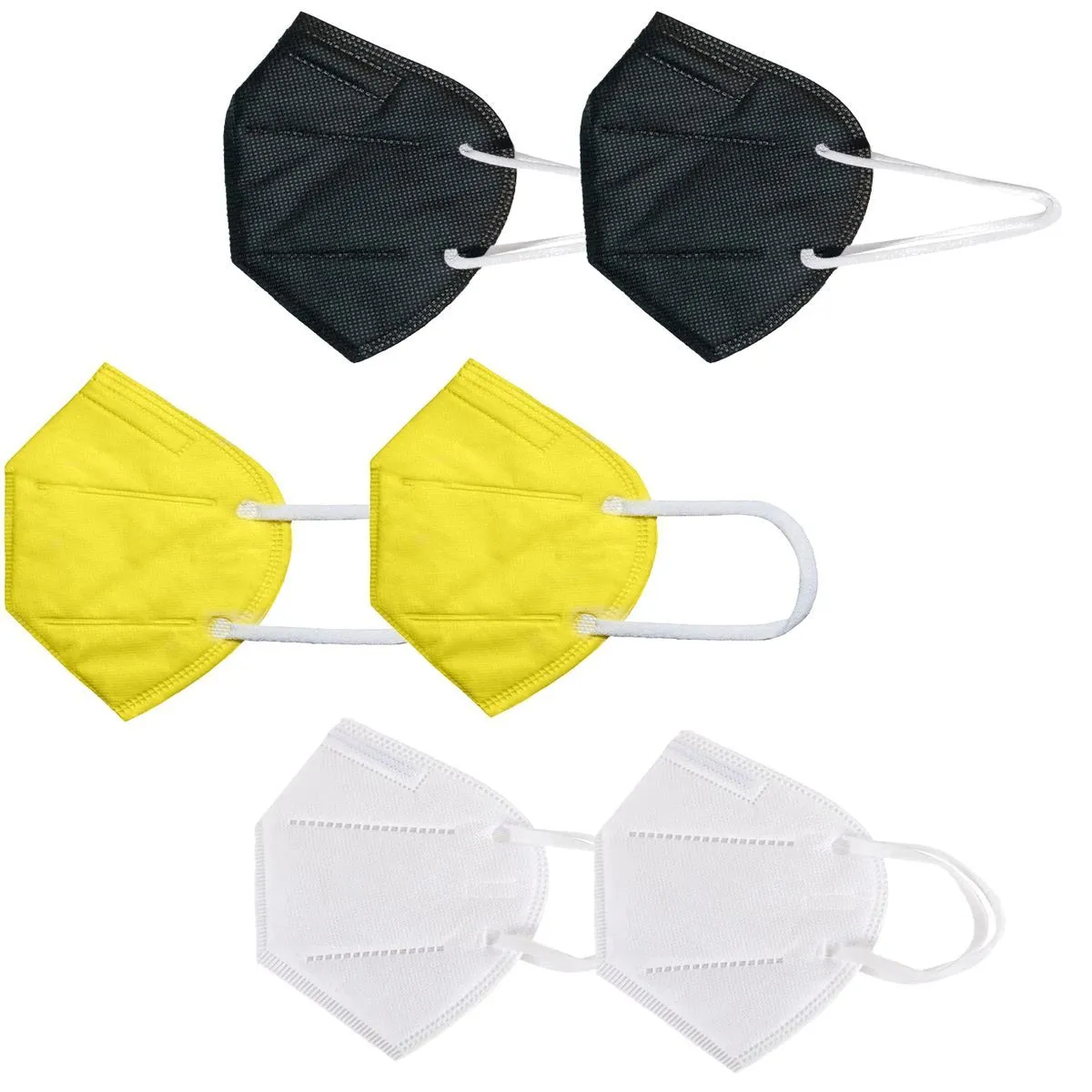 OOMPH Pack of 6 Kn95/N95 Anti-Pollution Reusable 5-Layer Mask