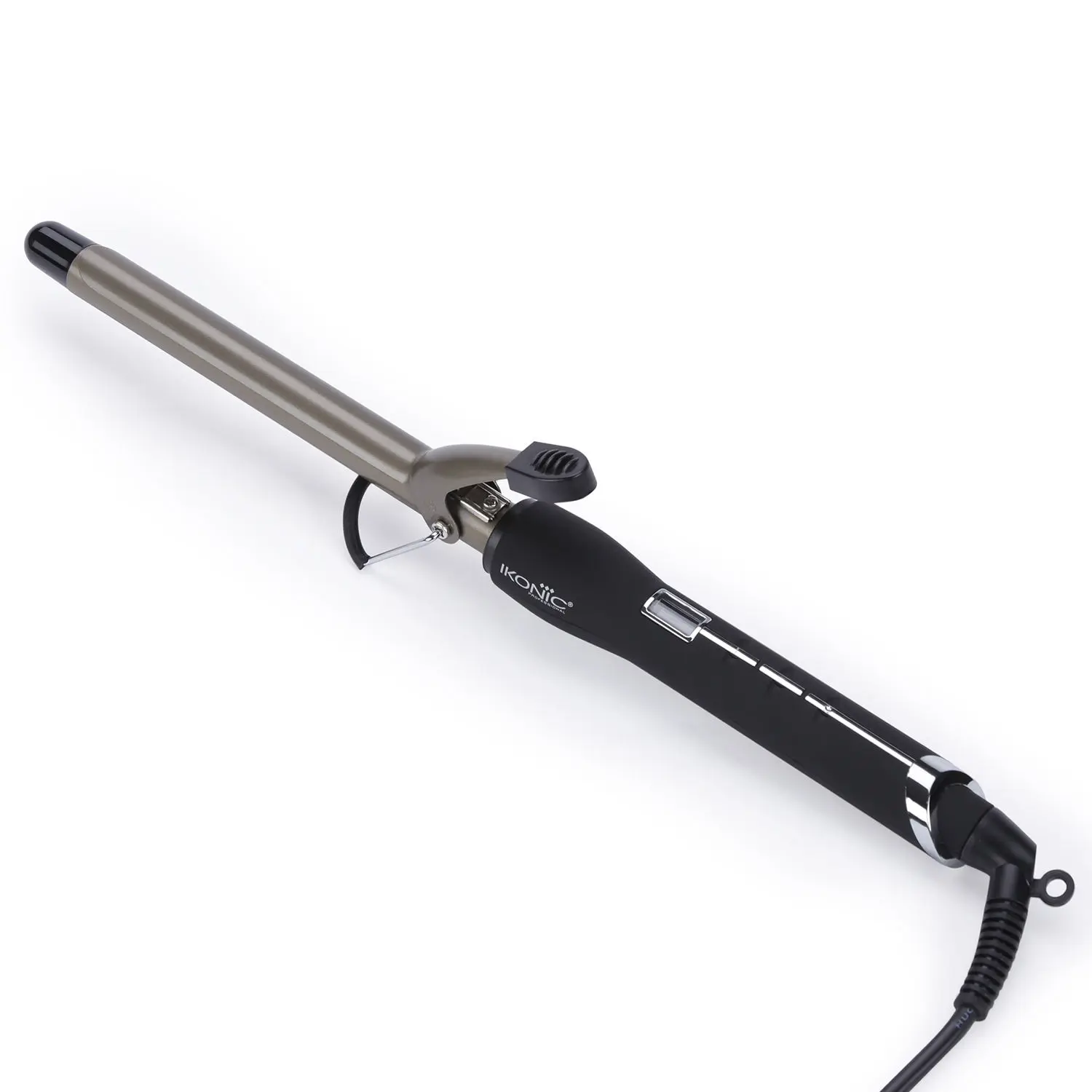 Ikonic Curling Tong - CT 19 | Black | Ceramic | Corded Electric | Hair Type - All | Heating Temperature - Up To 230 Degrees Celsius