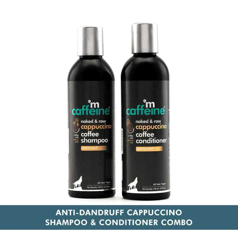 MCaffeine Anti-dandruff Shampoo & Conditioner - Cappuccino Coffee Routine