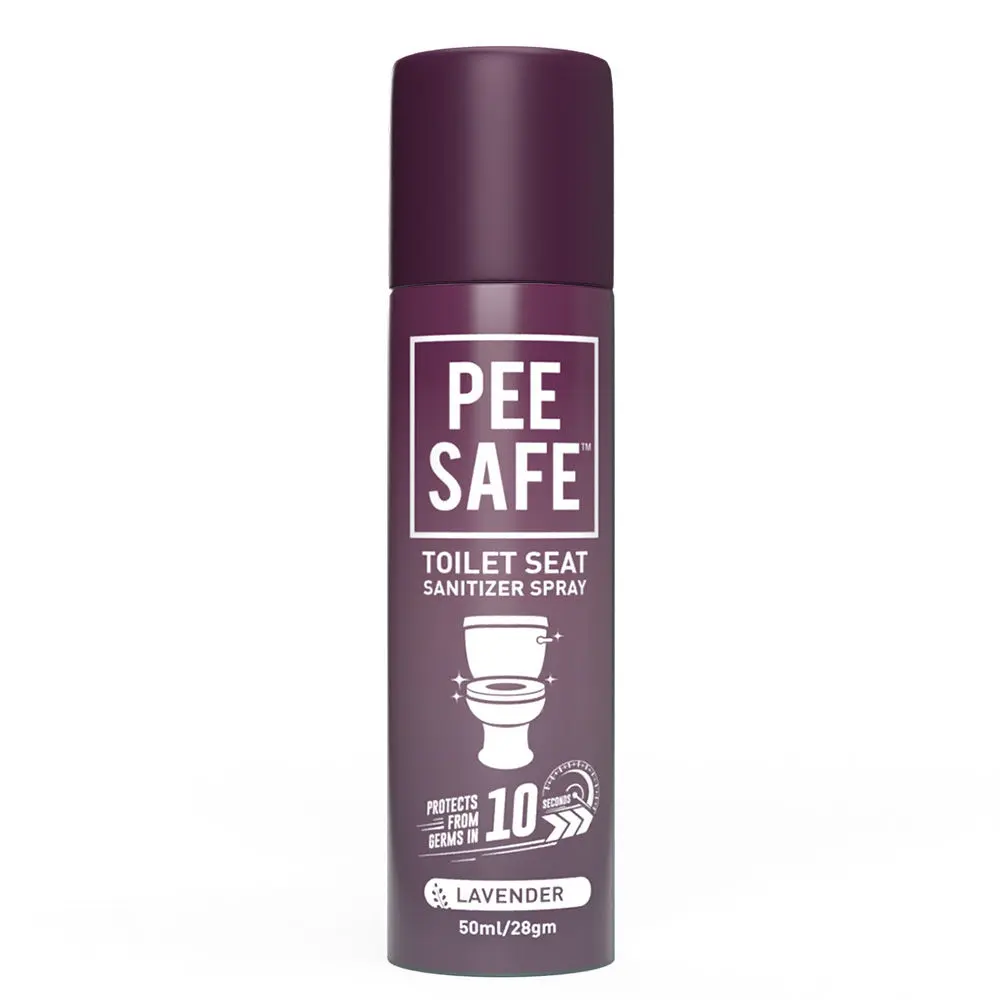 Pee Safe Toilet Seat Sanitizer Spray Lavender (50 ml)