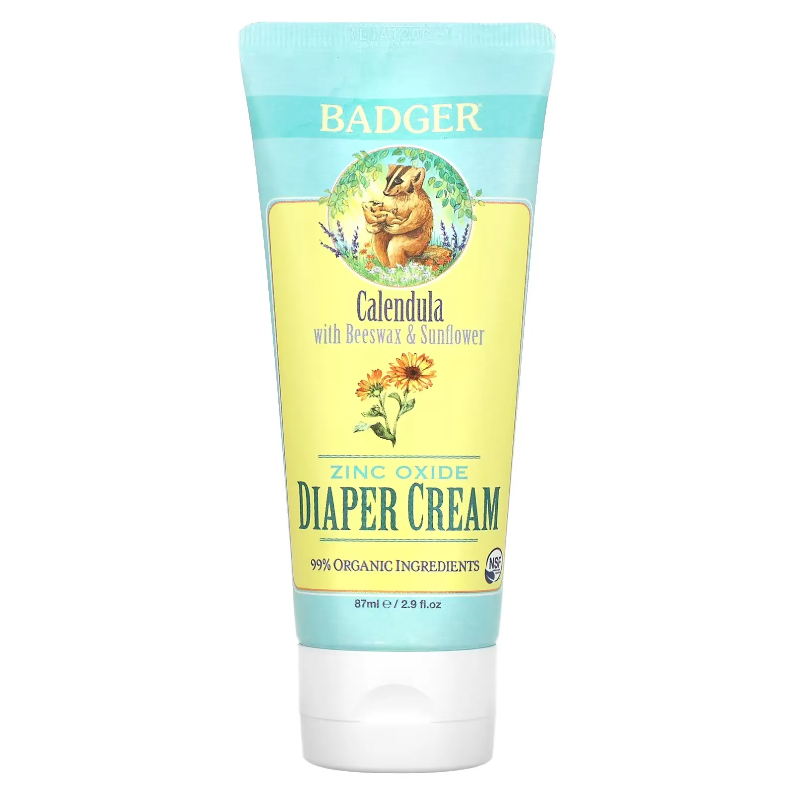 Diaper Cream, Calendula with Beeswax & Sunflower, 2.9 fl oz (87 ml)