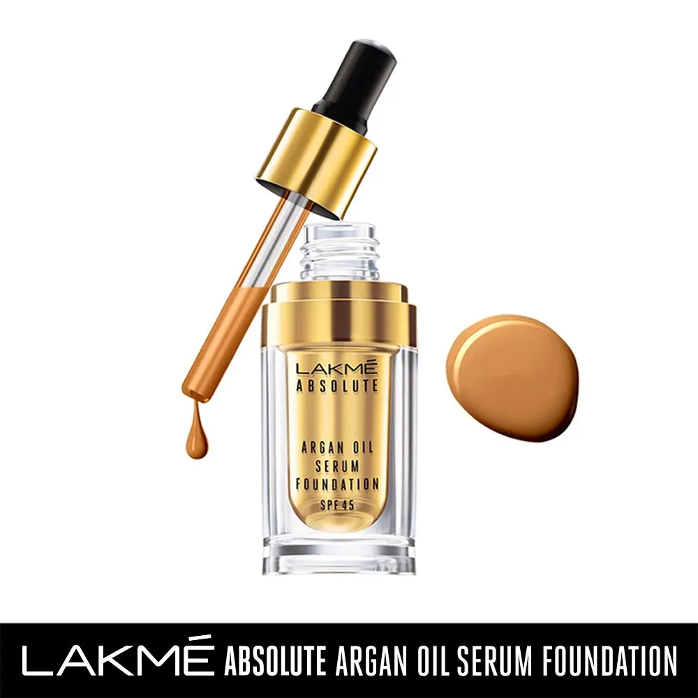 Lakme Absolute Argan Oil Serum Foundation SPF 45 - Cool Walnut