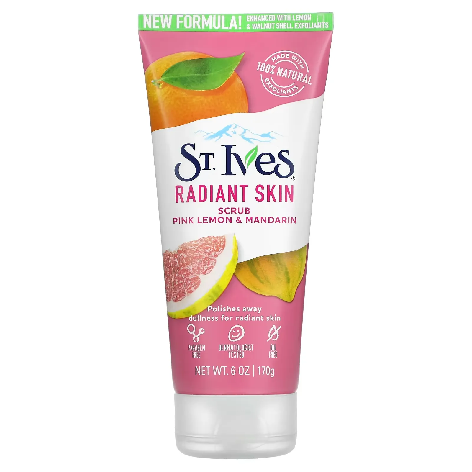 Radiant Skin Scrub, Pink Lemon & Mandarin, 6 oz (170 g)