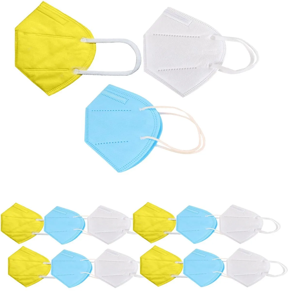 OOMPH Pack of 15 Kn95/N95 Anti-Pollution Reusable 5-Layer Mask