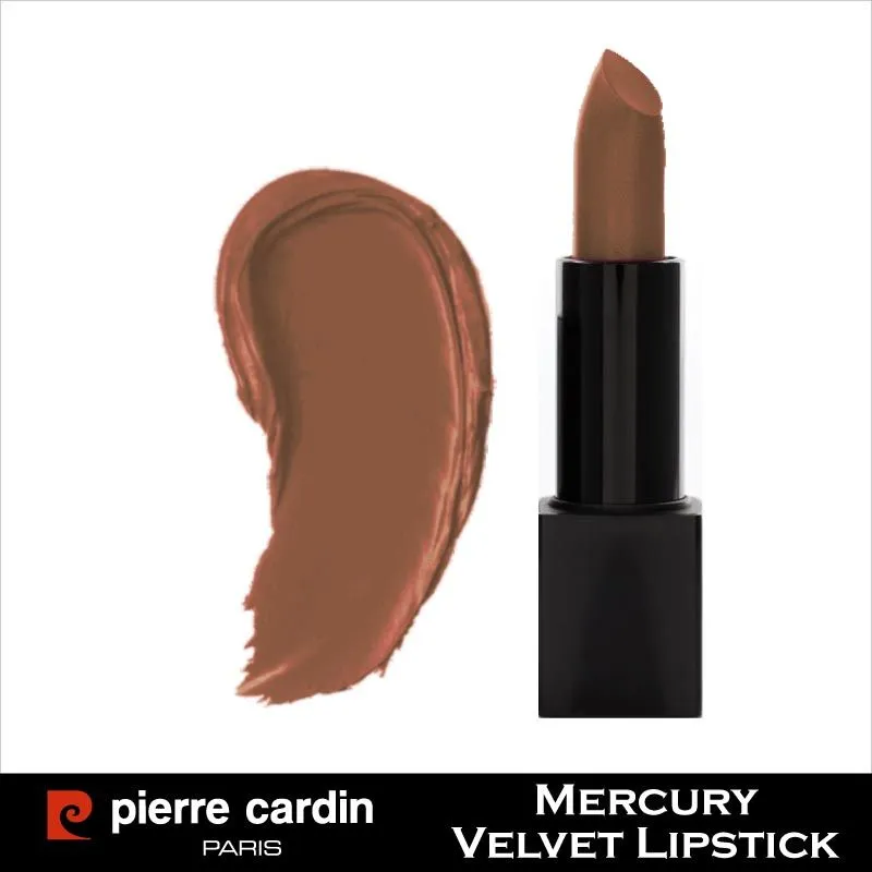 Pierre Cardin Paris - Mercury Velvet Lipstick 166-Red Brown