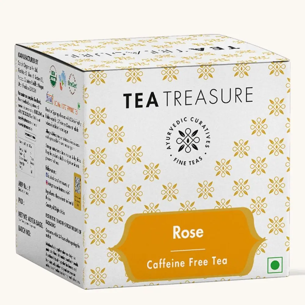 Tea Treasure Sun Dried Rose Petals Tea - 10 Tea Bag