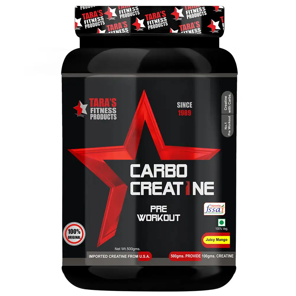 Tara Fitness Products Carbo Creatine,  0.5 kg  Mango