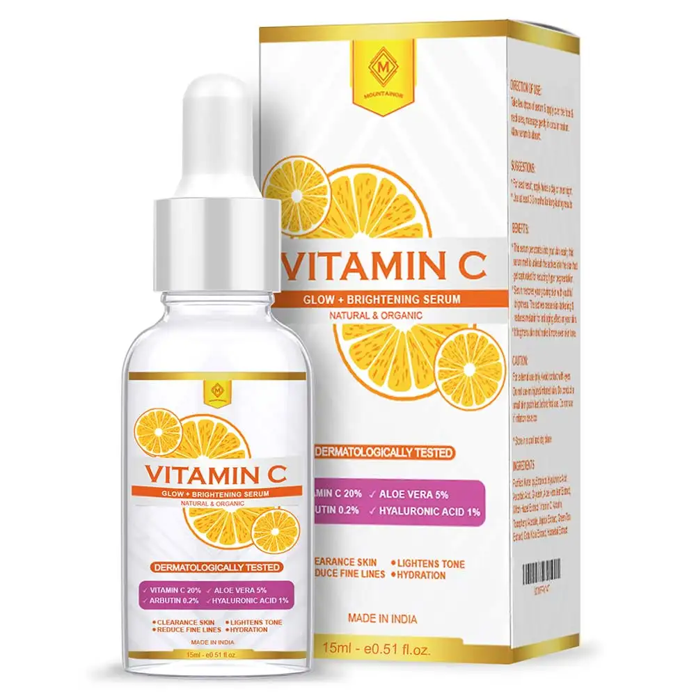 Mountainor Vitamin C Face Serum,  15 ml  for All Types of Skin