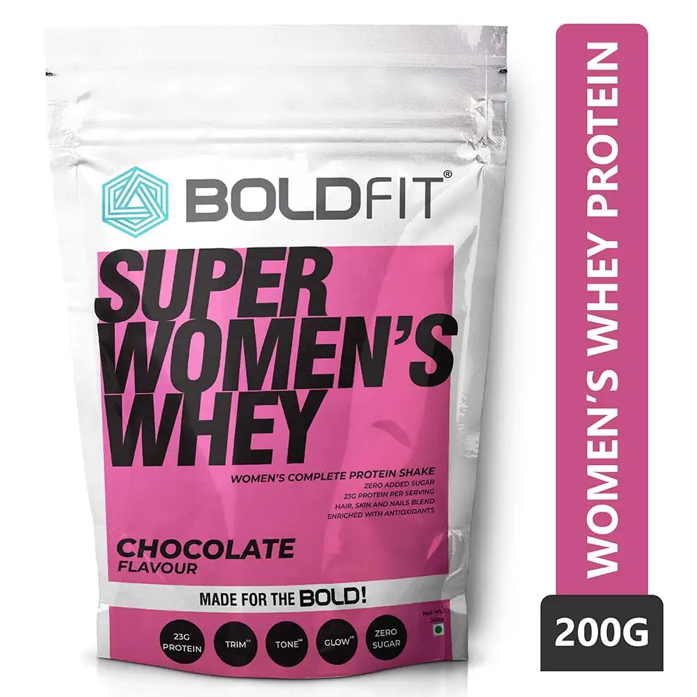 Boldfit Super Women's Whey Protein Powder,  0.44 lb  Chocolate