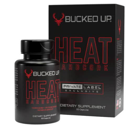 Heat Hardcore For Him - Bucked Up - 60 Capsules