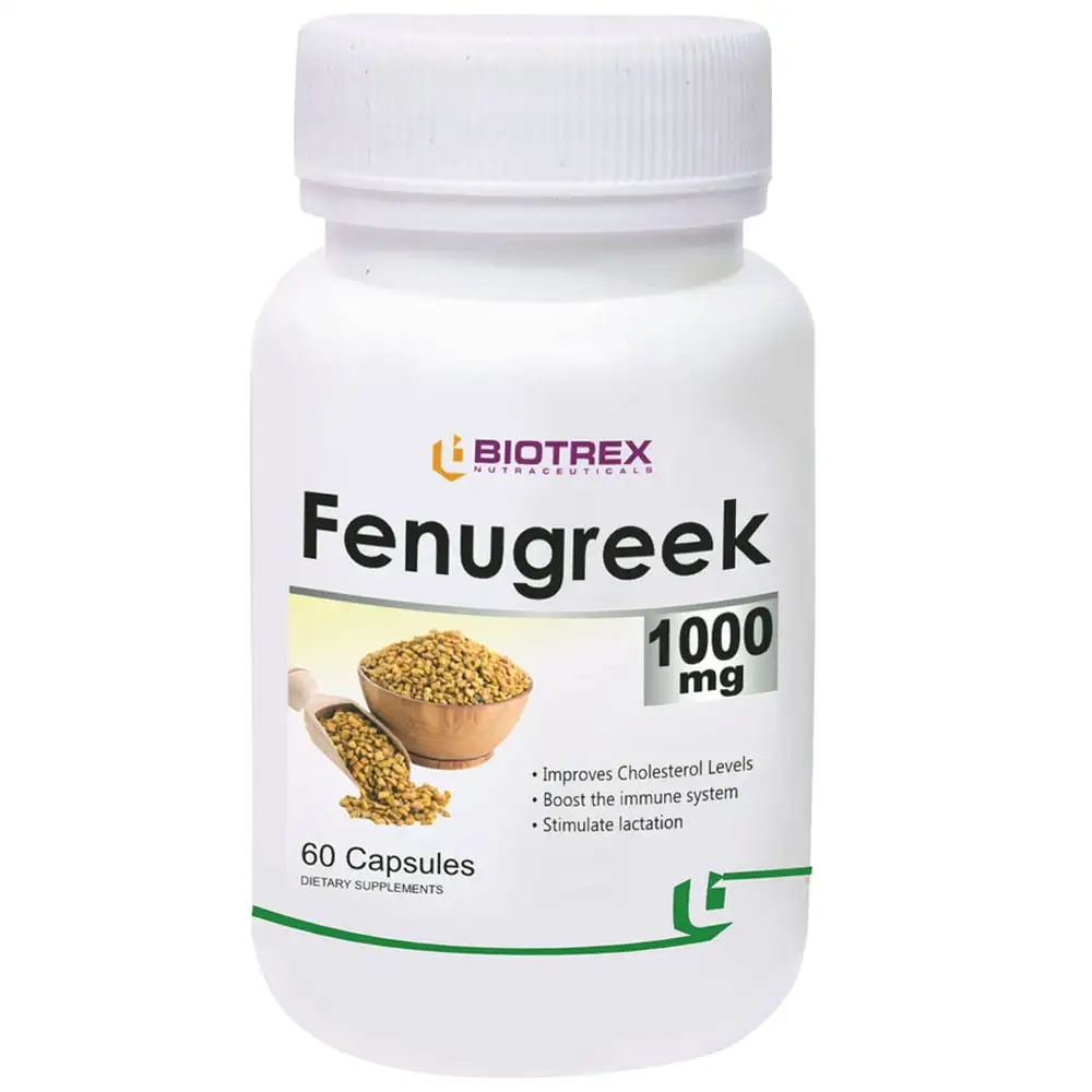 Biotrex Fenugreek (1000 mg),  60 capsules