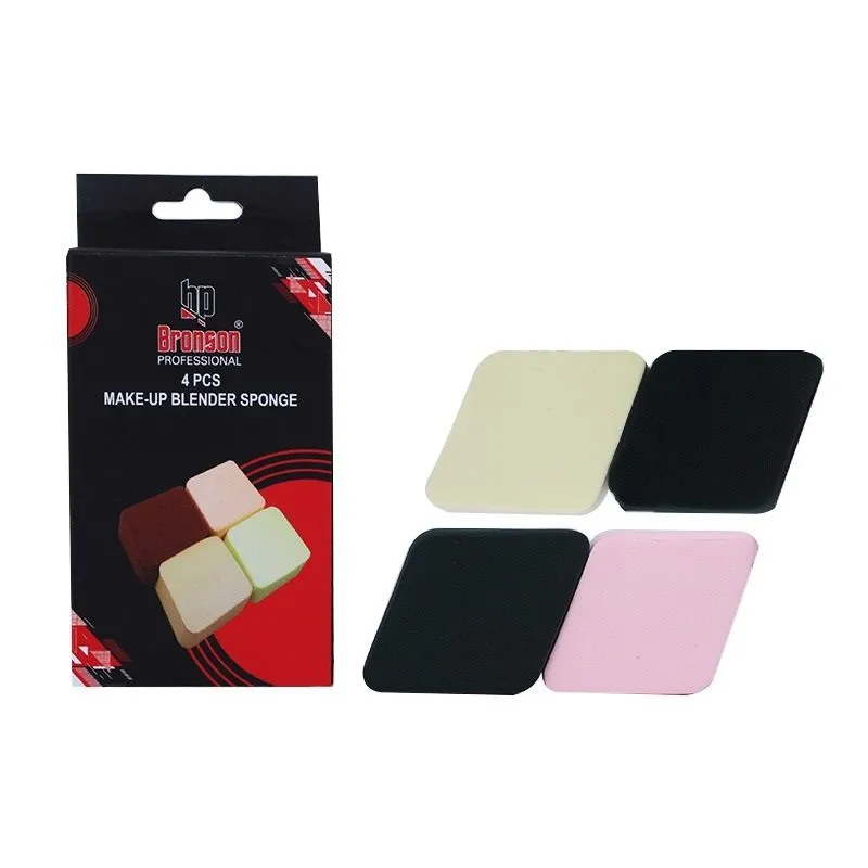 Bronson Professional 4 Pc Makeup Sponge (Color May Vary)