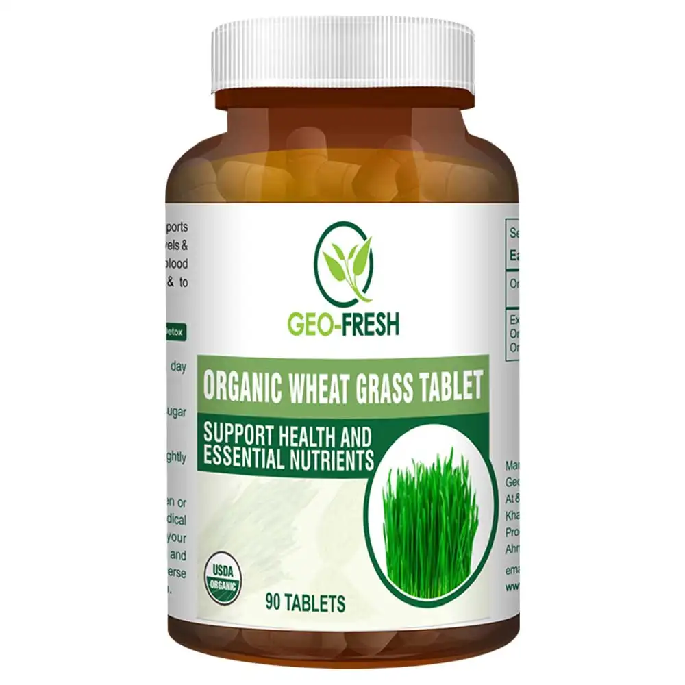 Geo Fresh Organic Wheat Grass 500 mg,  90 tablet(s)