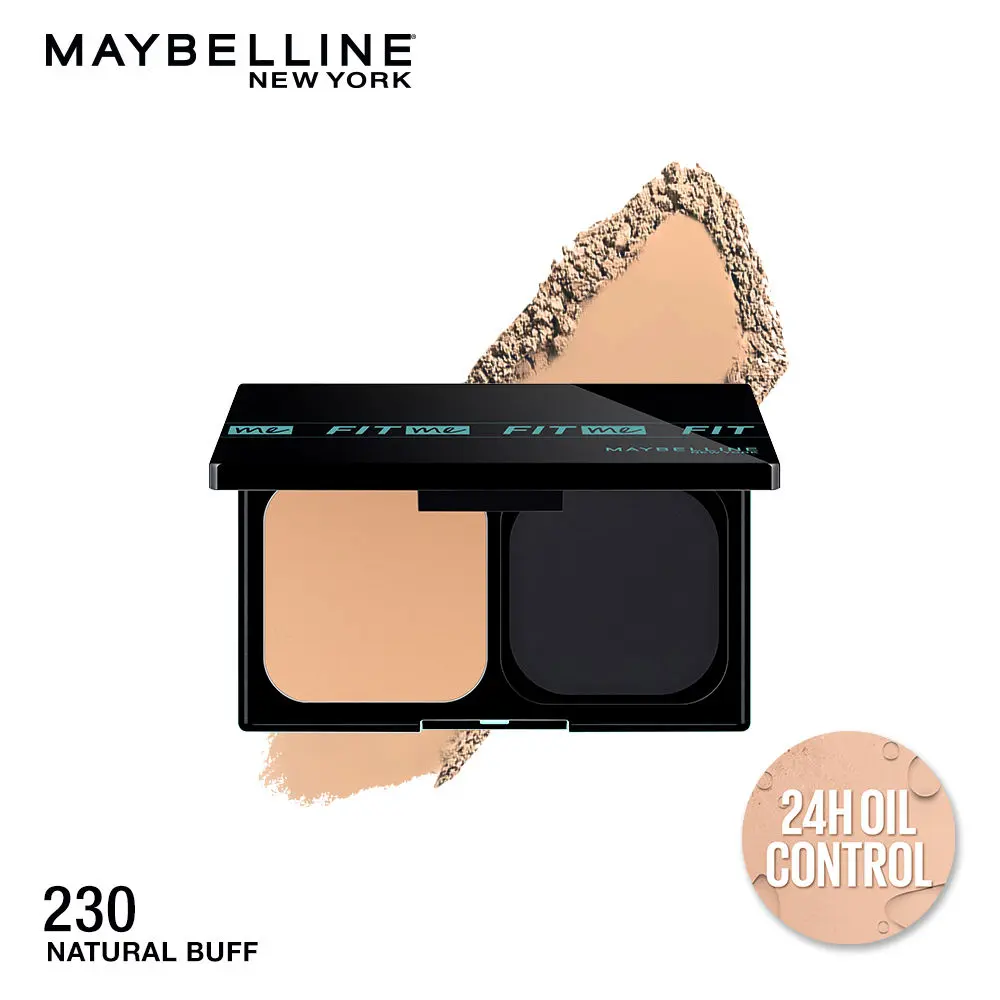 Maybelline New York Fit Me Matte + Poreless Powder Foundation, Shade 230